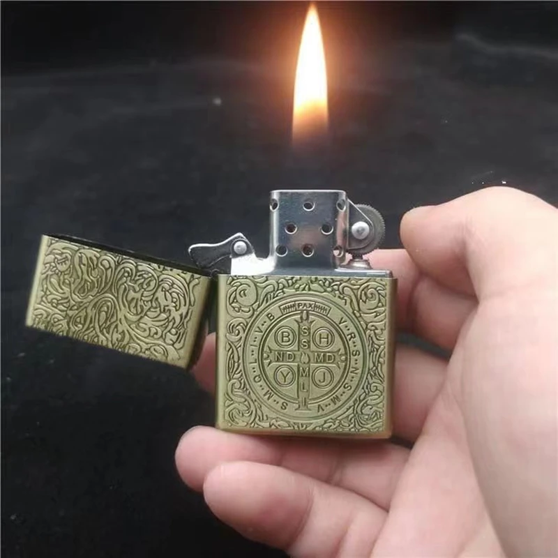Lighter Insert Zippo - ZORRO büyük boy Gazyağı Çakmak Metal