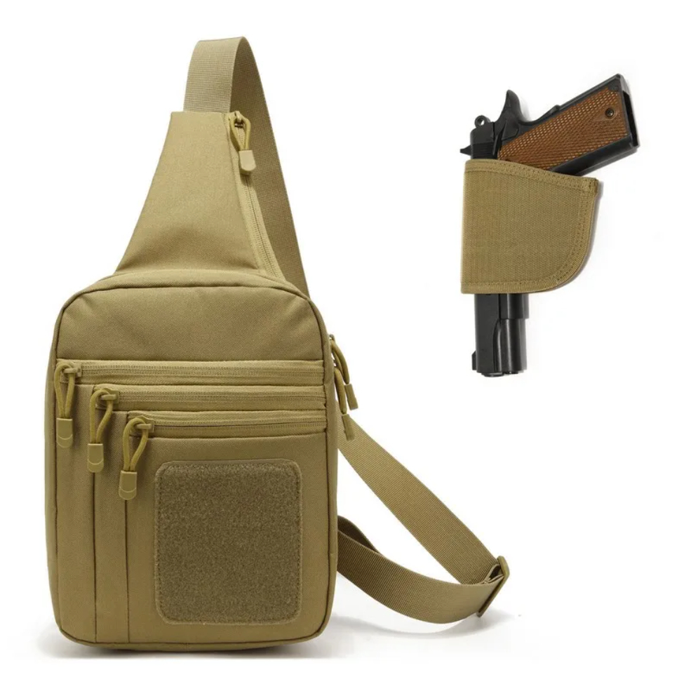 Edc Carry Pistols - Yeni Taktik Göğüs Çantası Tabanca Kılıfı