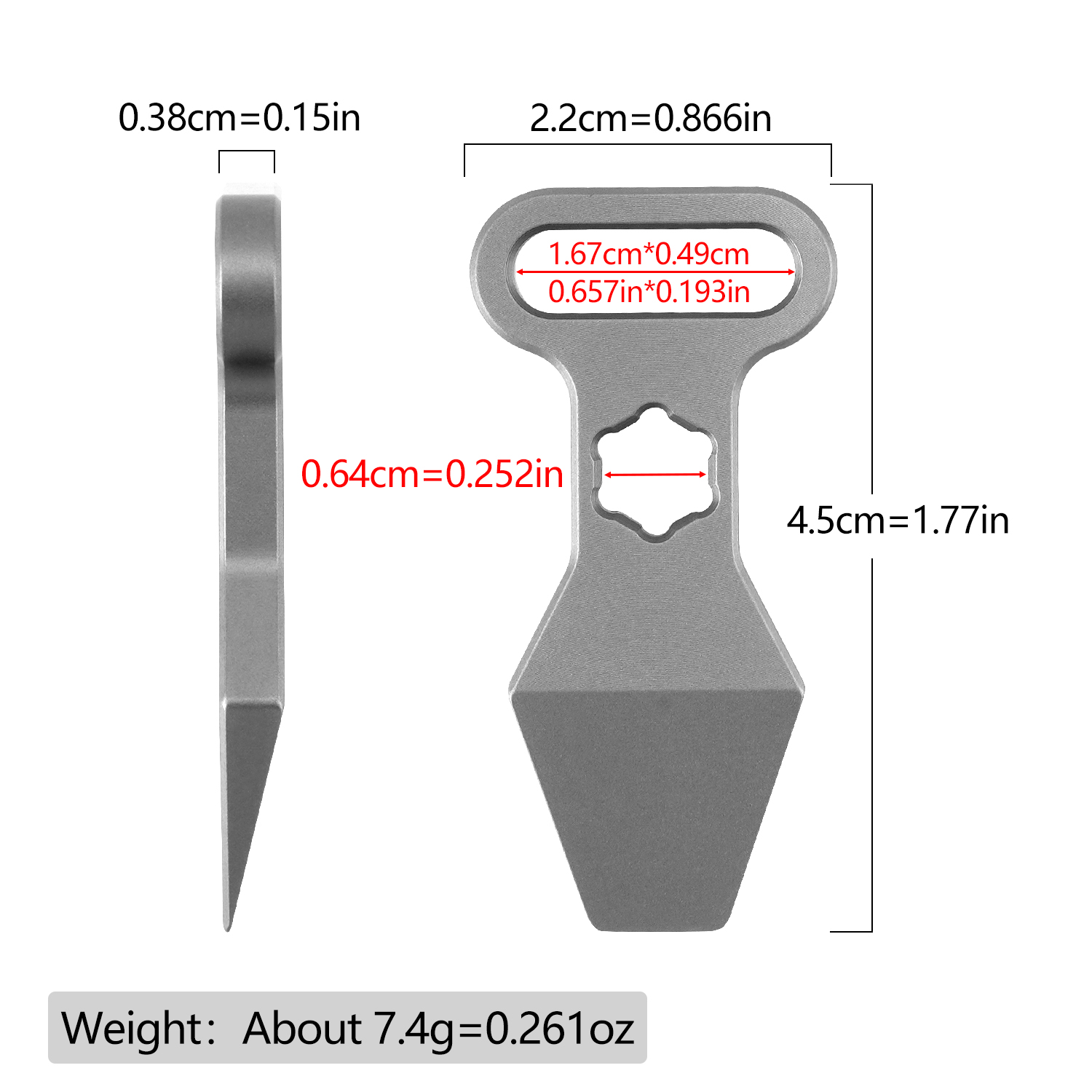 TC4 Titanyum Alaşımlı Anahtarl - Edc Carry Accessories incelemesi ve fiyatı